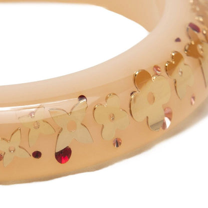 Louis Vuitton Bracelet Jonc Bangle Beige Resin — view 4