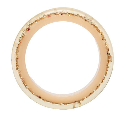 Louis Vuitton Bracelet Jonc Bangle Beige Resin — view 7