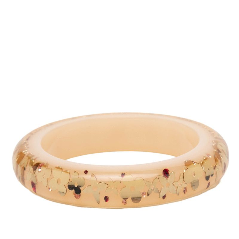Louis Vuitton Bracelet Jonc Bangle Beige Resin — view 3