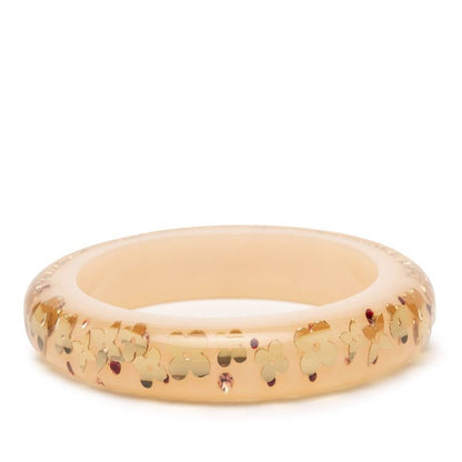 Louis Vuitton Bracelet Jonc Bangle Beige Resin