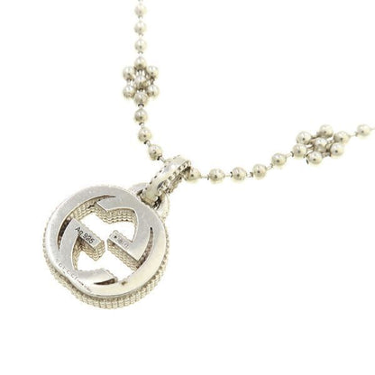 Gucci Interlocking Necklace Silver — view 4