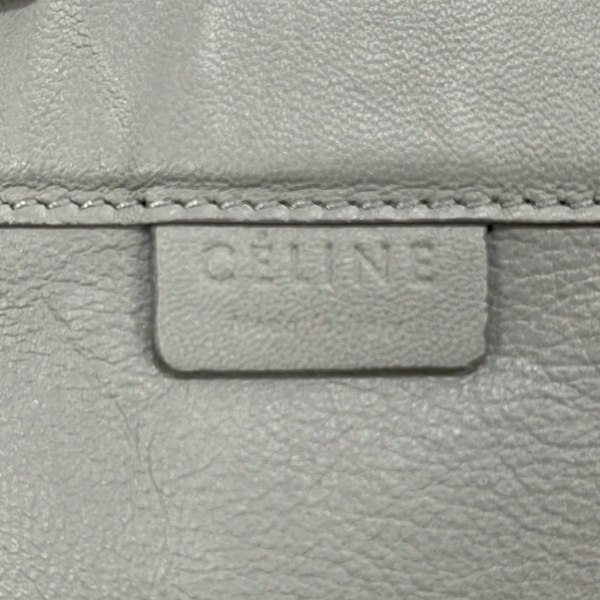 Celine Tote Gray Leather — view 8