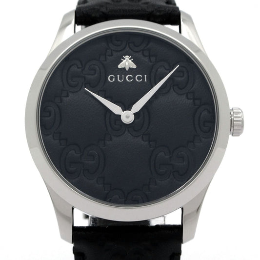 Gucci Watch 126.4 Guccissima Line SS Black