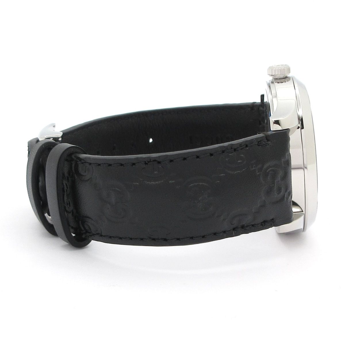 Gucci Watch 126.4 Guccissima Line SS Black — view 5
