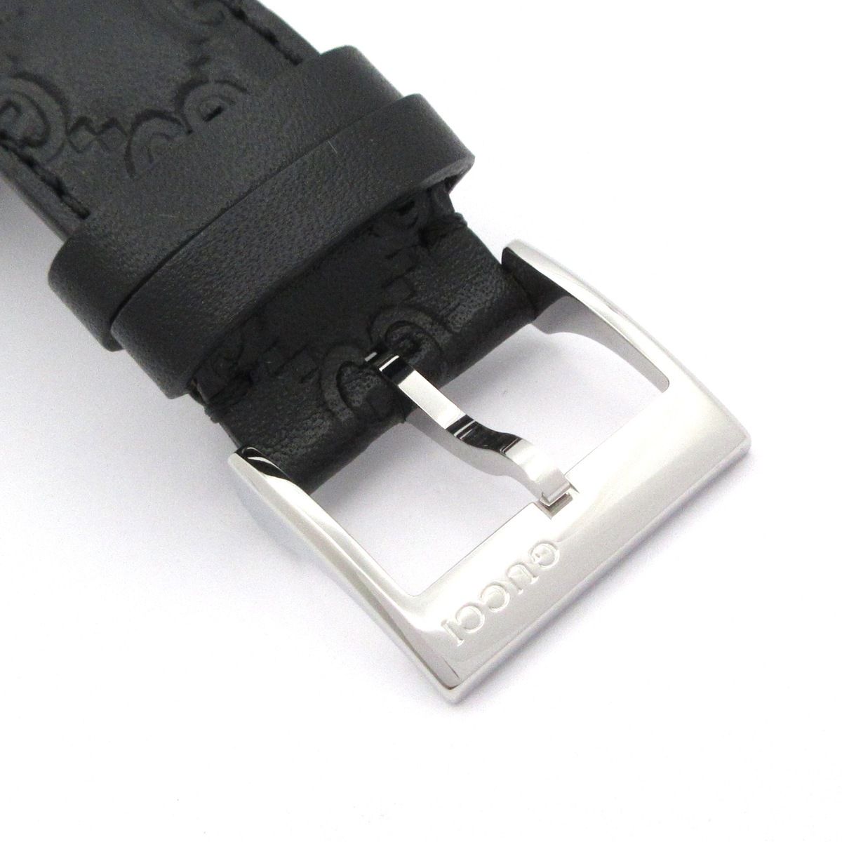 Gucci Watch 126.4 Guccissima Line SS Black — view 6
