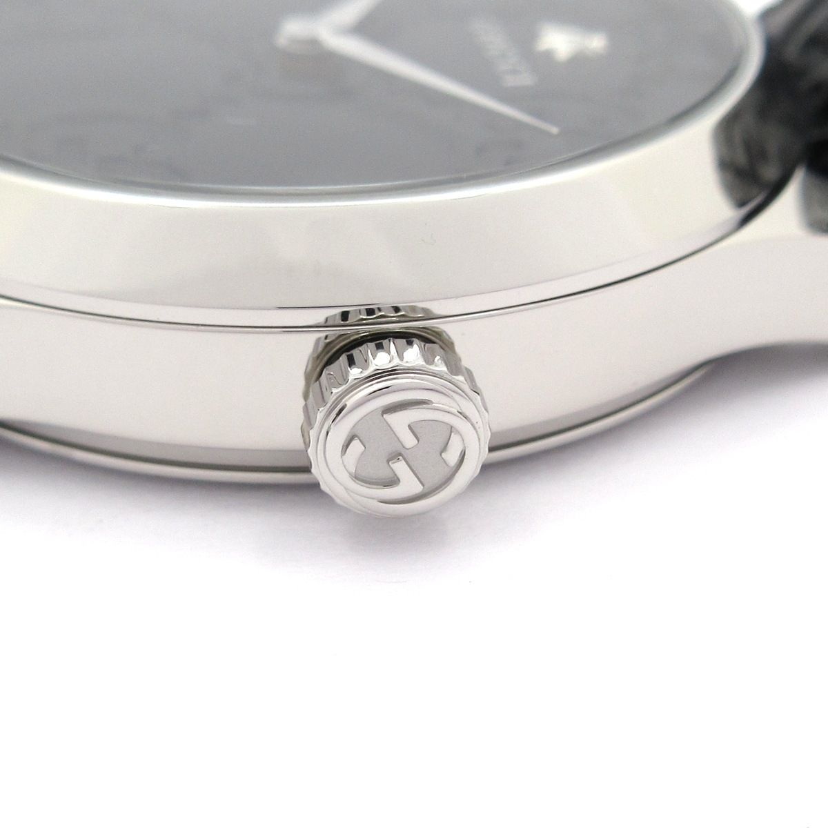 Gucci Watch 126.4 Guccissima Line SS Black — view 8
