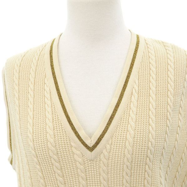 Gucci Knit Vest Ivory — view 3