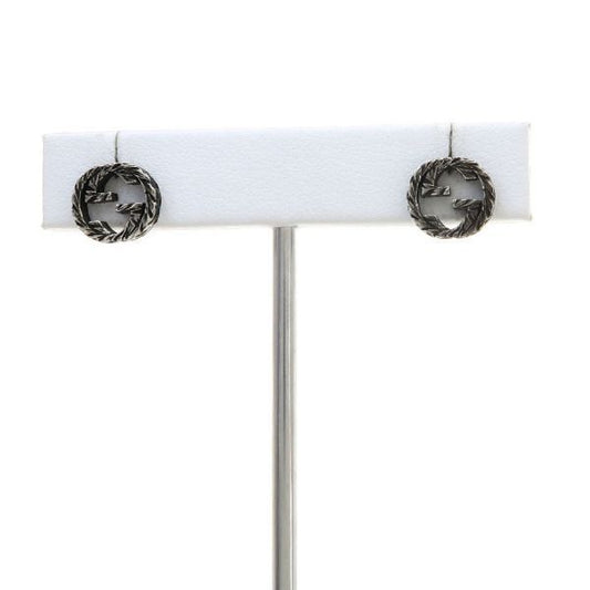 Gucci Interlocking Earrings Silver