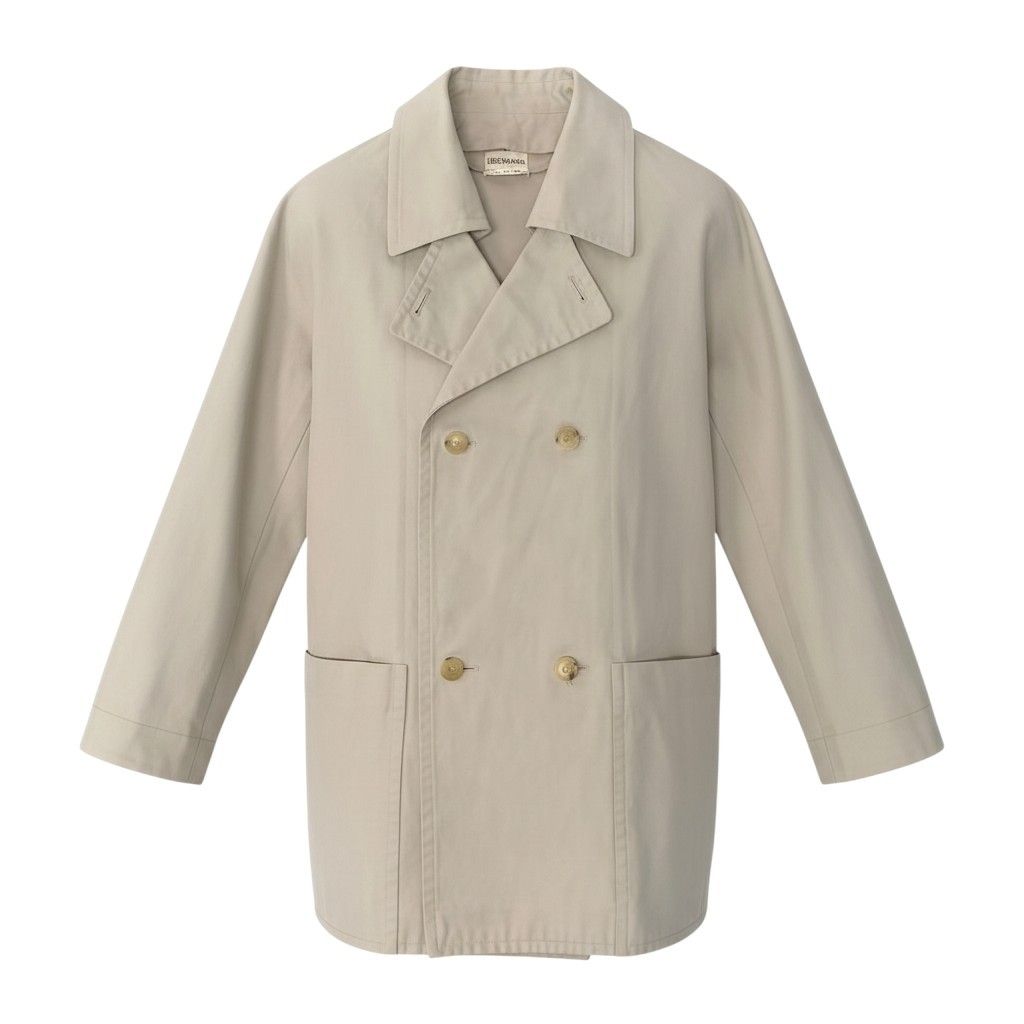 Hermes Martin Margiela Era Trench Coat Cotton Jacket 40 Beige