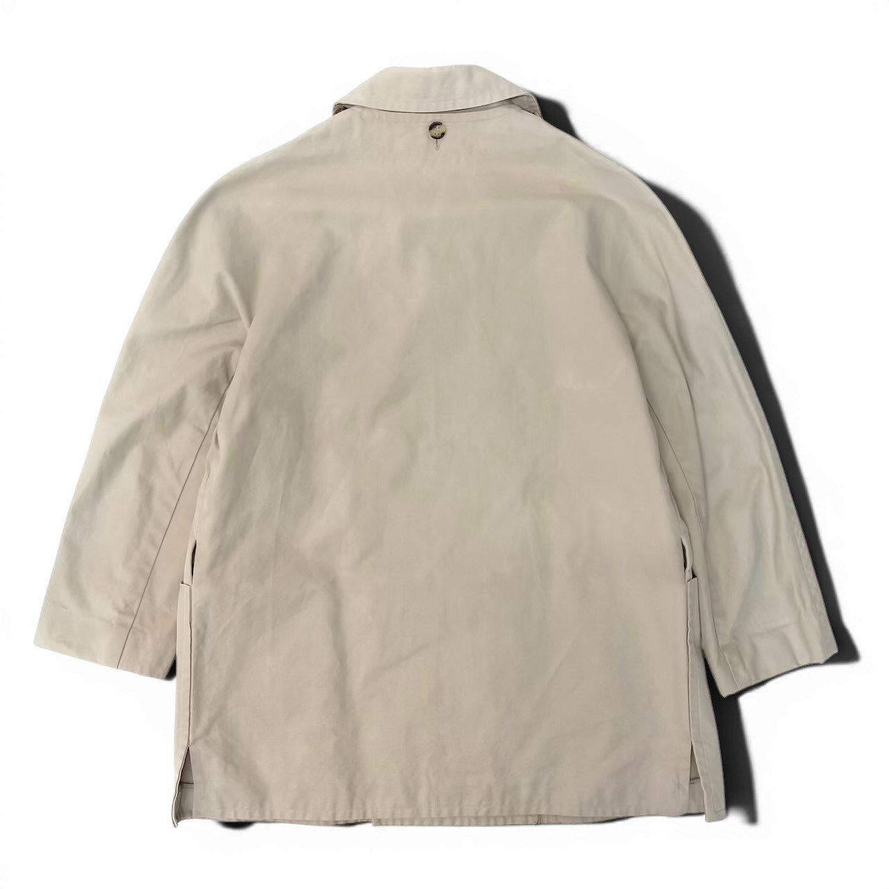 Hermes Martin Margiela Era Trench Coat Cotton Jacket 40 Beige — view 3
