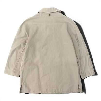 Hermes Martin Margiela Era Trench Coat Cotton Jacket 40 Beige — view 3