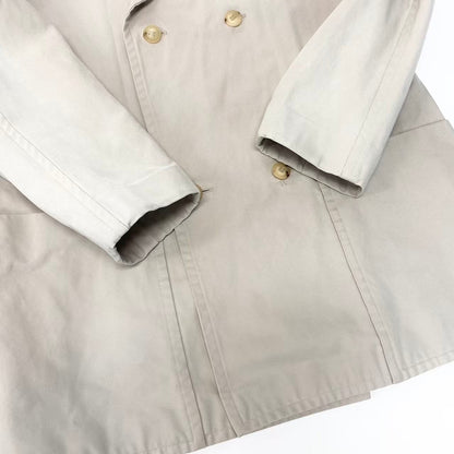 Hermes Martin Margiela Era Trench Coat Cotton Jacket 40 Beige — view 6