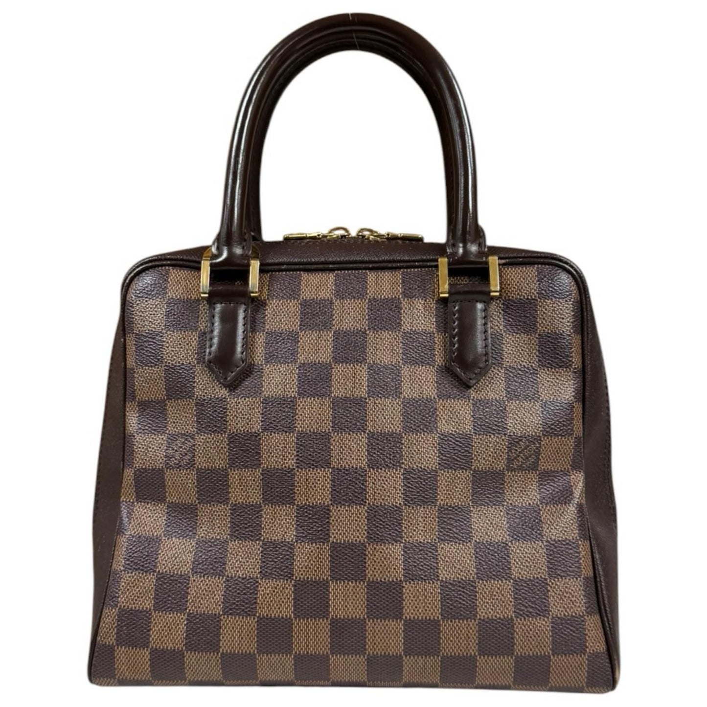 Louis Vuitton Brera Damier Handbag Canvas Brown