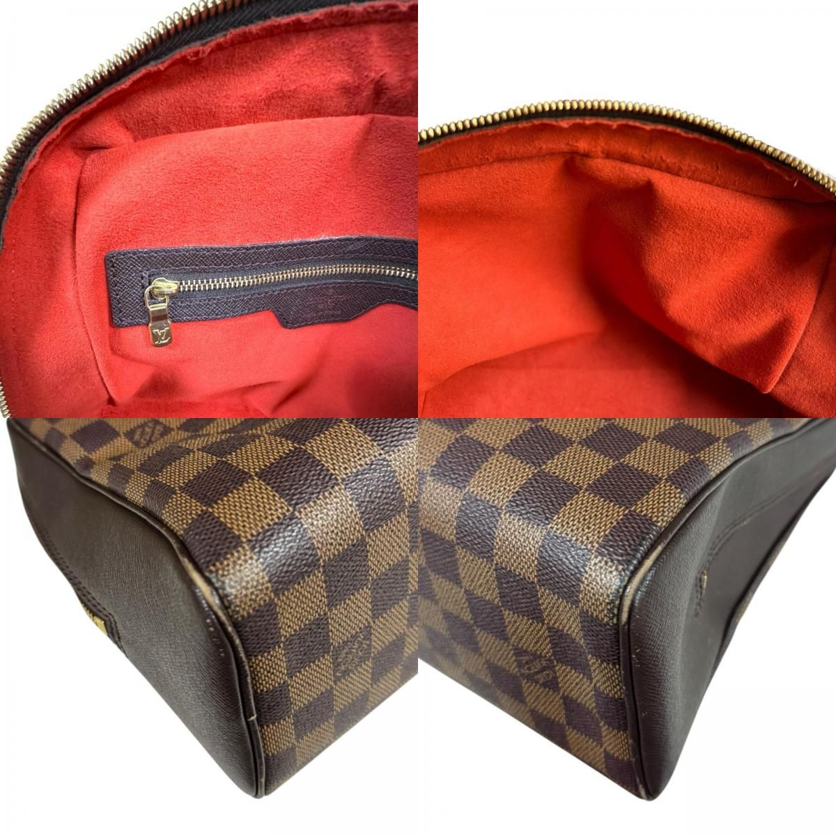 Louis Vuitton Brera Damier Handbag Canvas Brown — view 9
