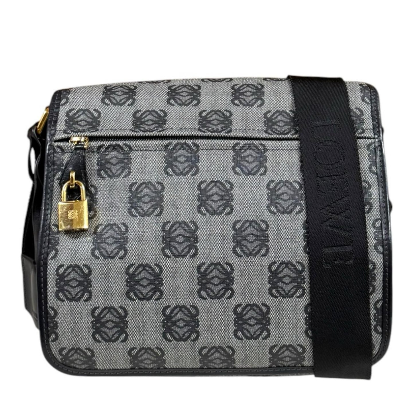 Loewe Anagram Shoulder Bag Gray