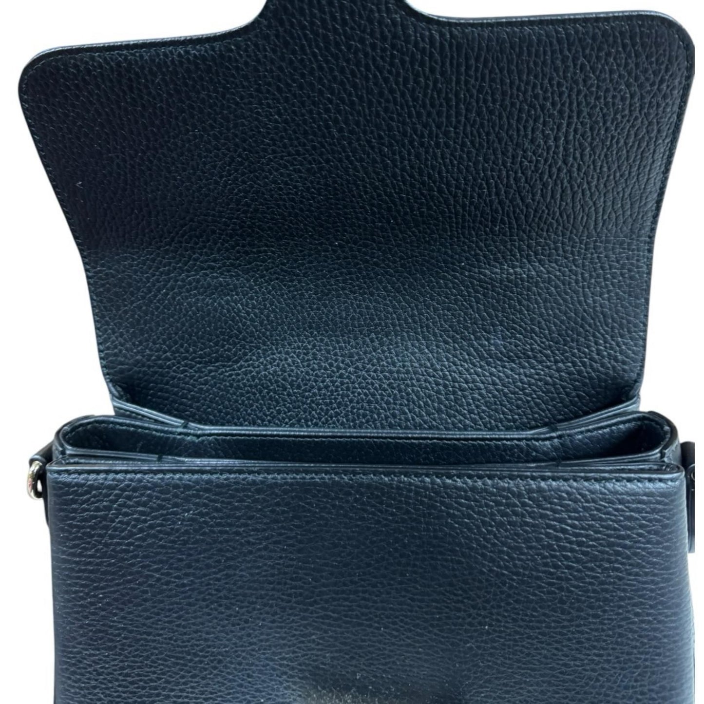 Gucci Interlocking Shoulder Bag Leather Black — view 9