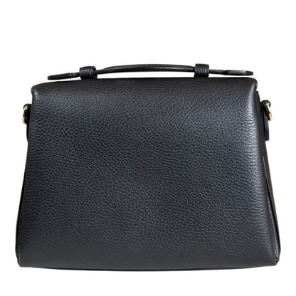 Gucci Interlocking Shoulder Bag Leather Black — view 3