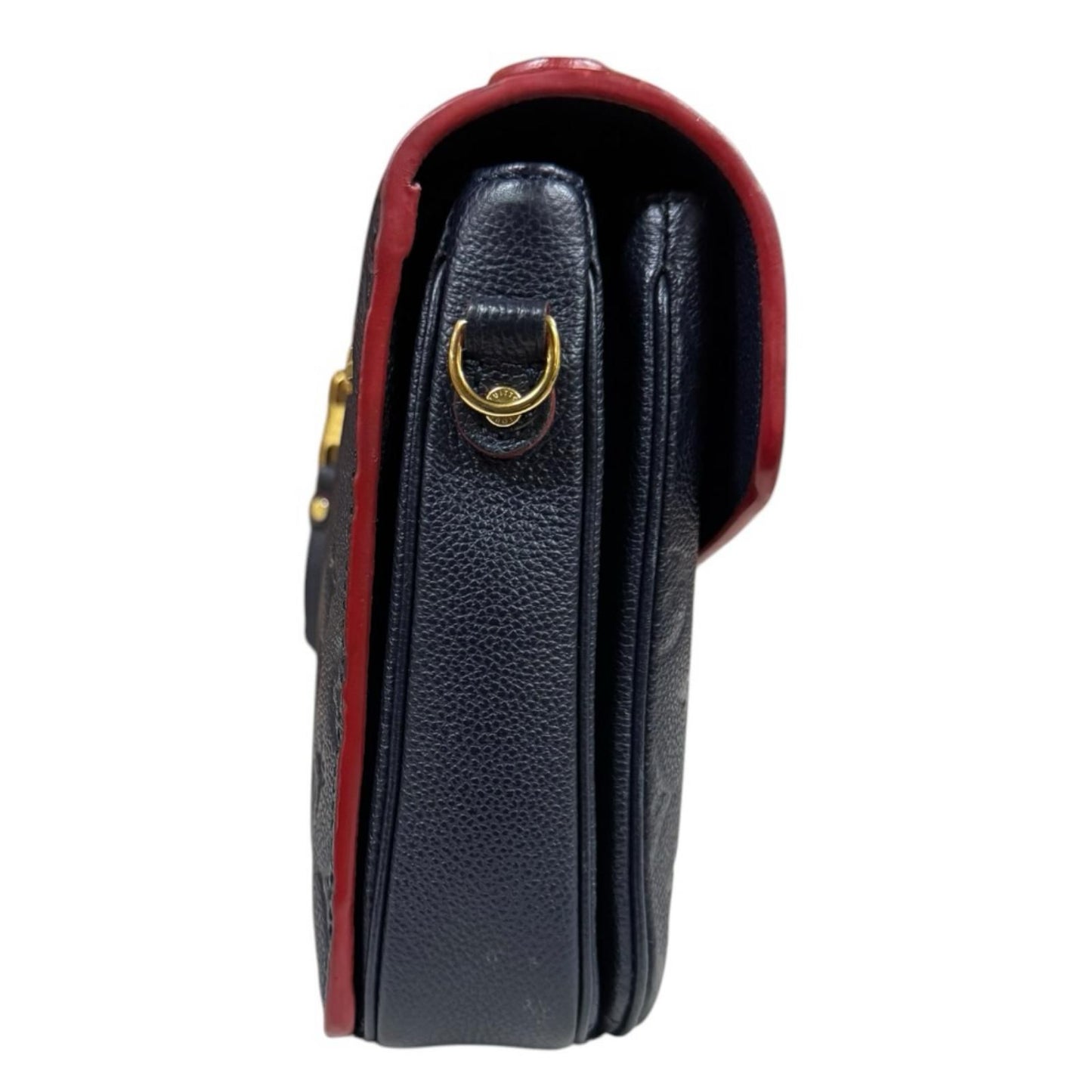 Louis Vuitton Pochette Metis MM Monogram Empreinte Shoulder Bag Navy — view 4