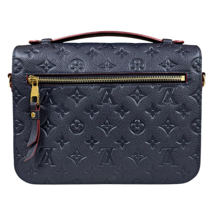 Louis Vuitton Pochette Metis MM Monogram Empreinte Shoulder Bag Navy — view 3