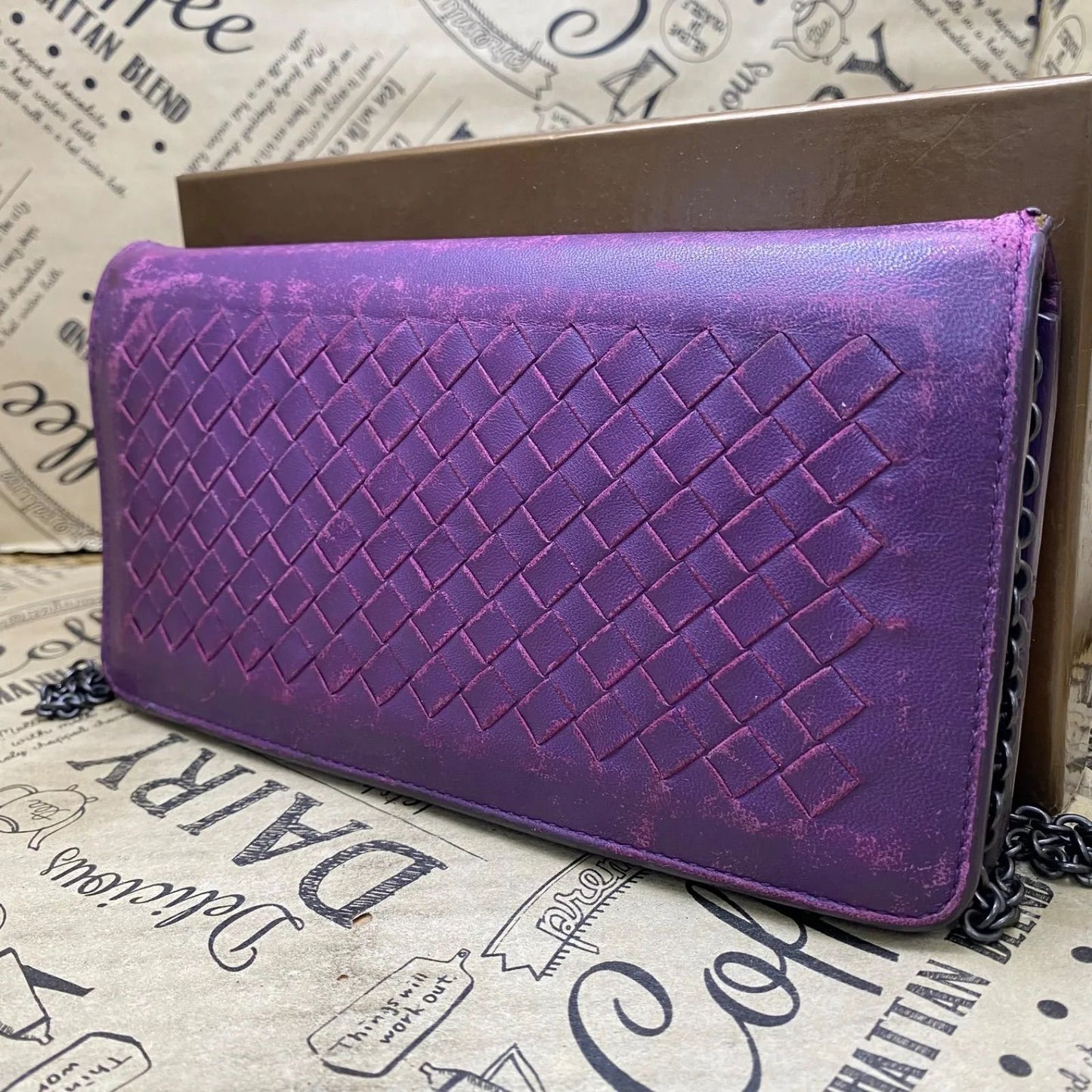 Bottega Veneta Wallet Che Purple