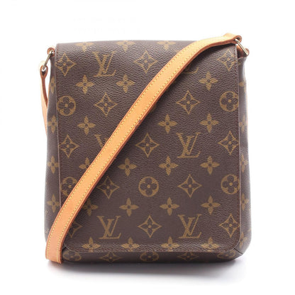 Louis Vuitton Shoulder Bag Musette Salsa Short Strap Canvas Leather