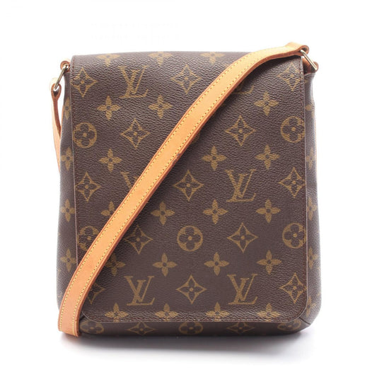 Louis Vuitton Shoulder Bag Musette Salsa Short Strap Canvas Leather