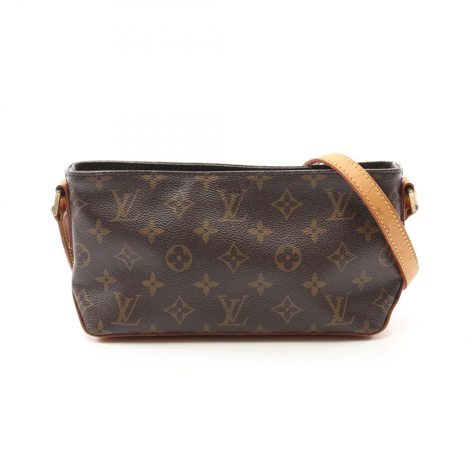 Louis Vuitton Shoulder Bag Trotteur Canvas Leather
