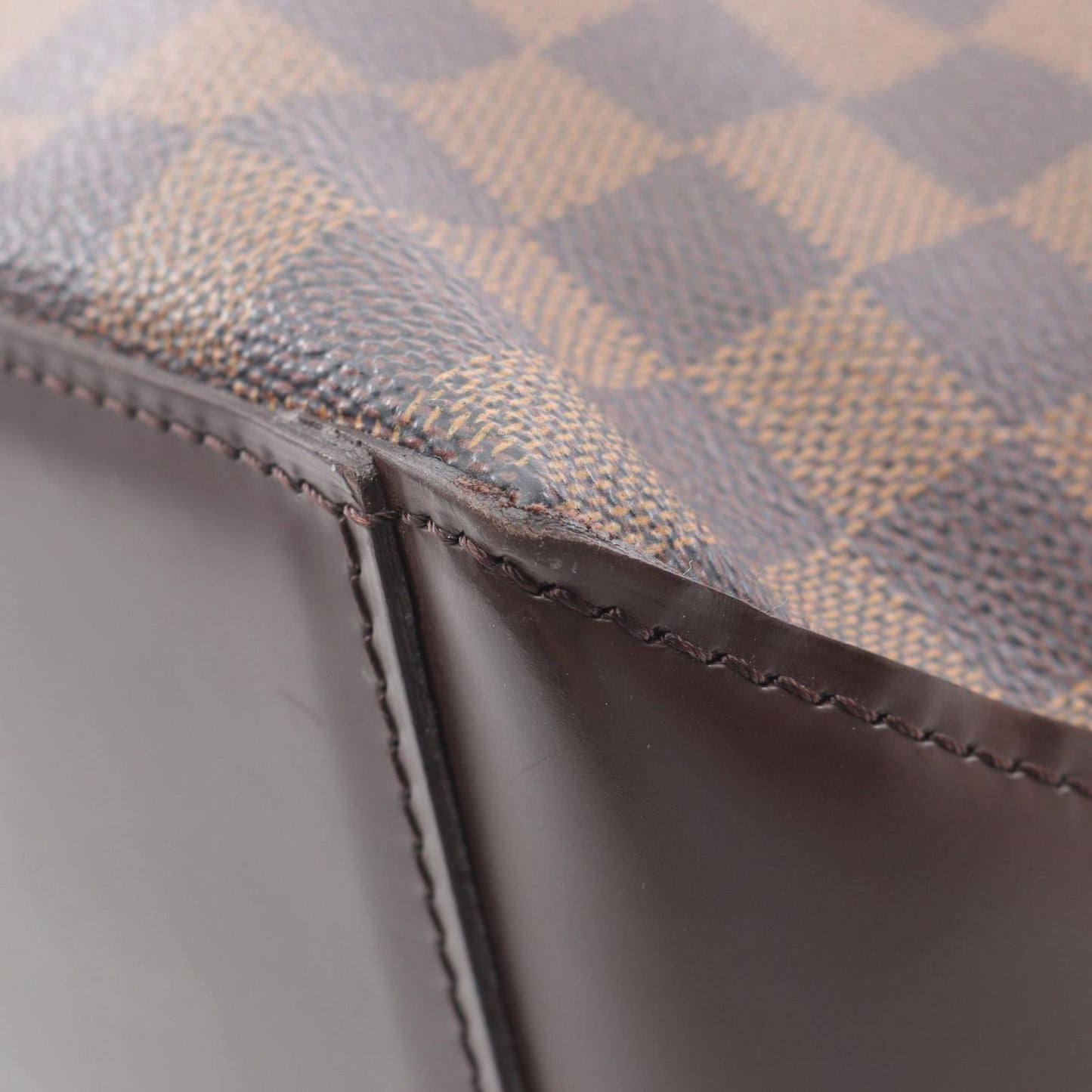 Louis Vuitton Tote Cabas Mezzo Canvas Leather — view 7