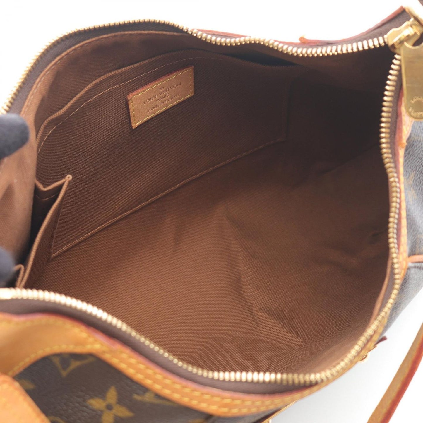 Louis Vuitton Shoulder Bag Thames GM Canvas Leather — view 3