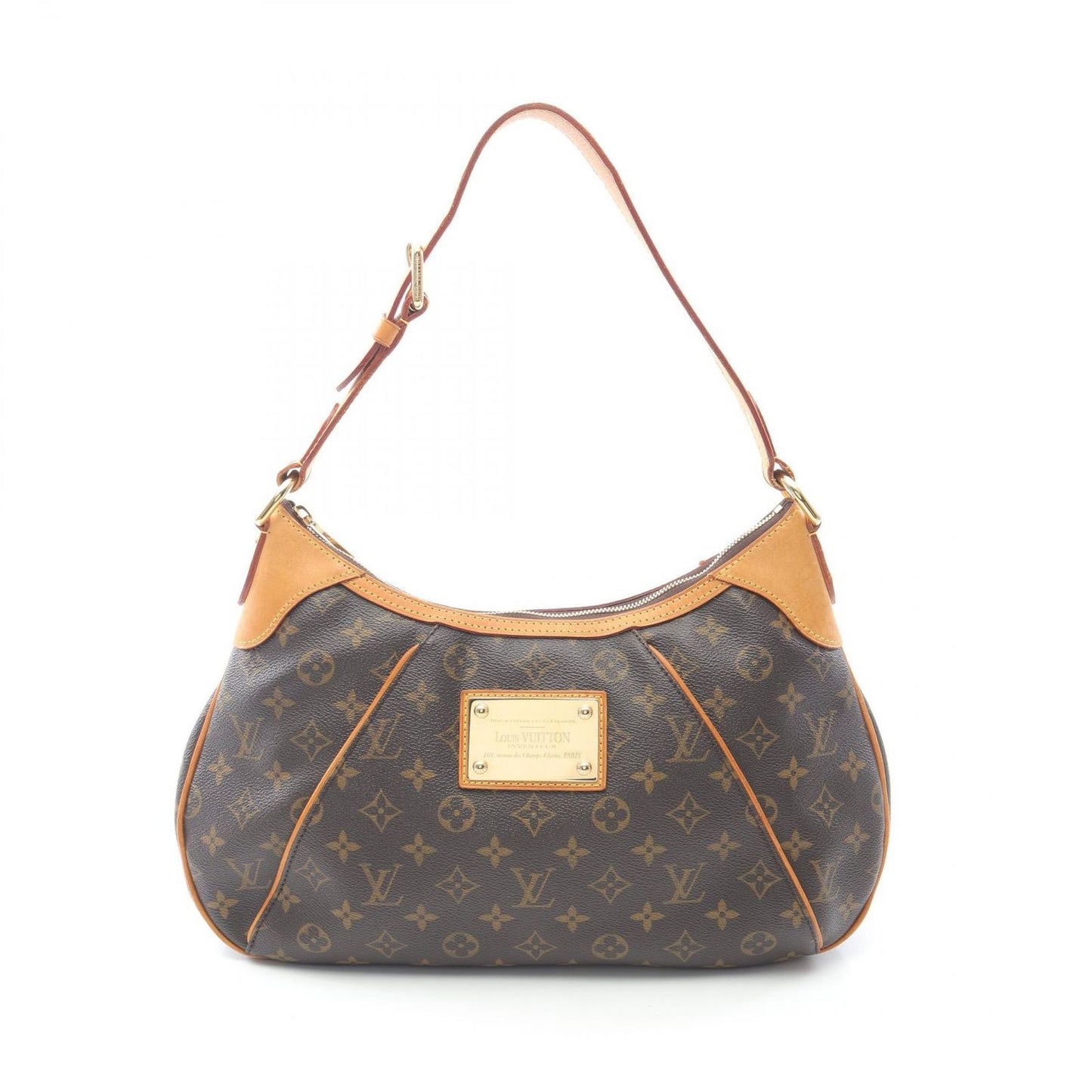 Louis Vuitton Shoulder Bag Thames GM Canvas Leather