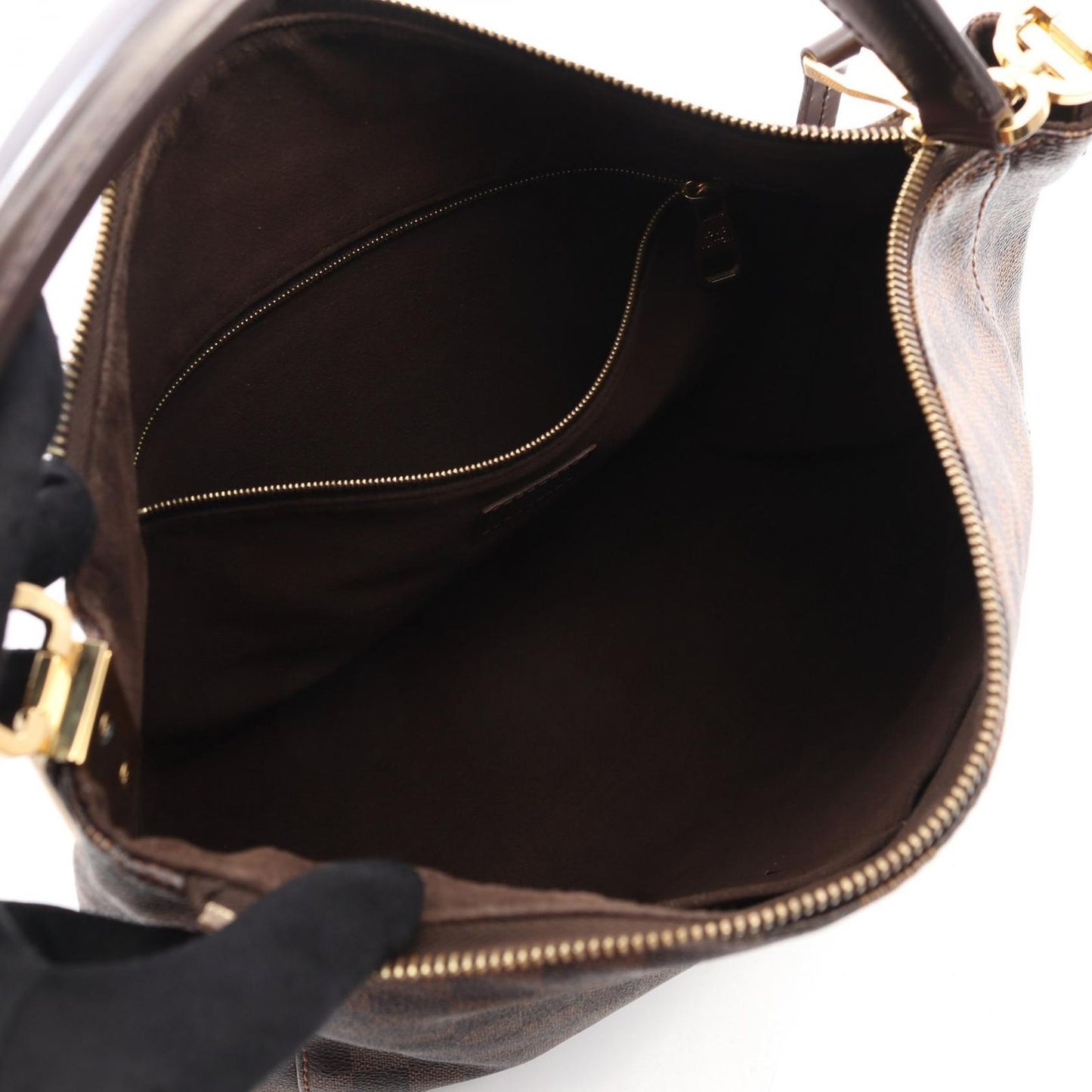 Louis Vuitton Shoulder Bag Portobello PM Canvas Leather — view 3