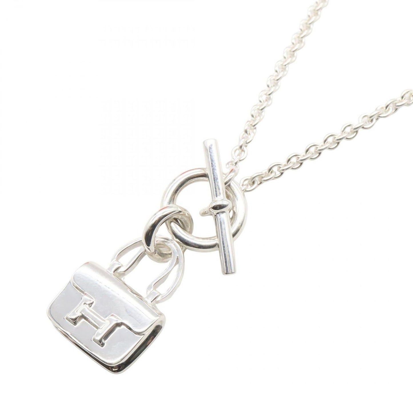 Hermes Necklace Amulet Constance 40 cm 925 Sterling Silver