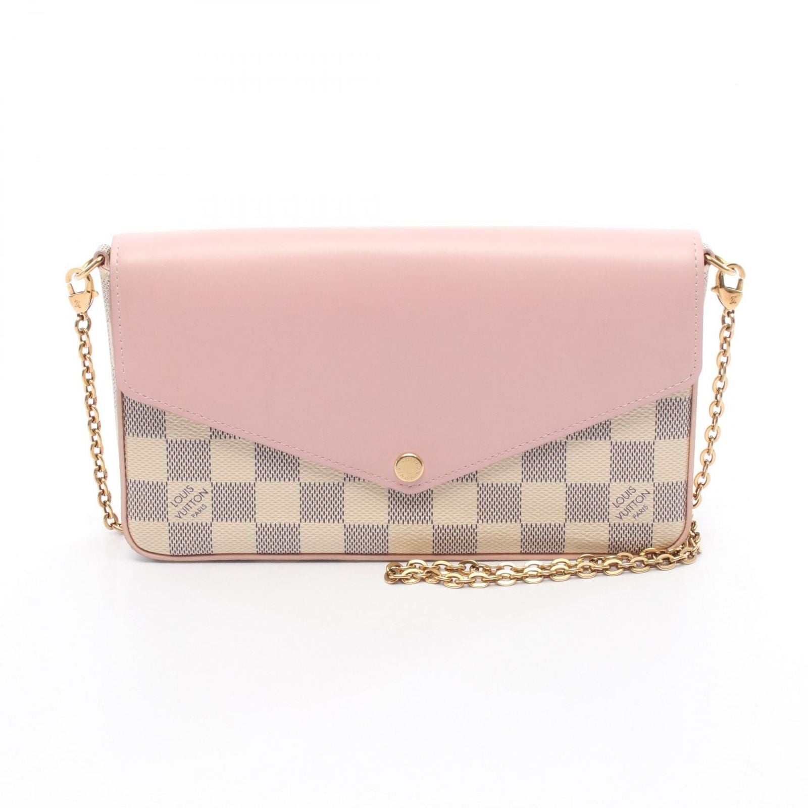 Louis Vuitton Shoulder Bag Pochette Felicie Odroze Canvas Leather