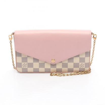 Louis Vuitton Shoulder Bag Pochette Felicie Odroze Canvas Leather