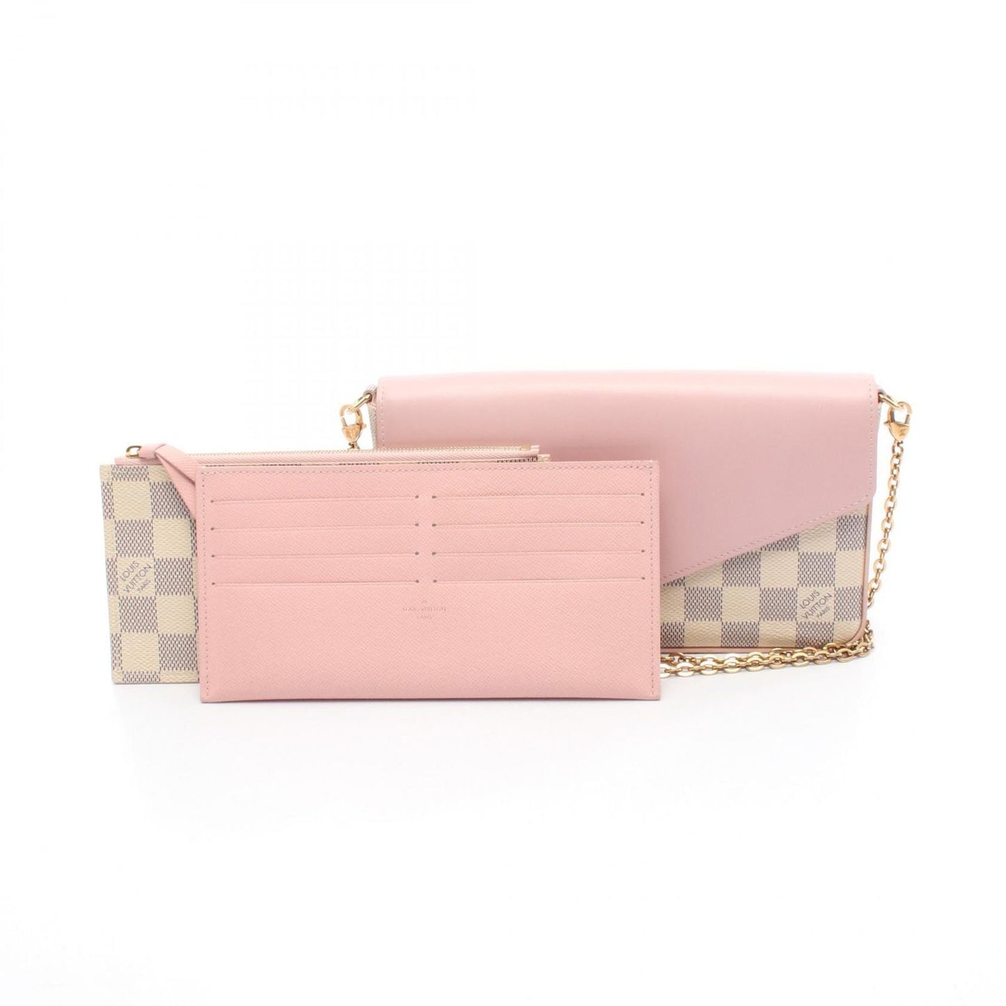 Louis Vuitton Shoulder Bag Pochette Felicie Odroze Canvas Leather — view 6