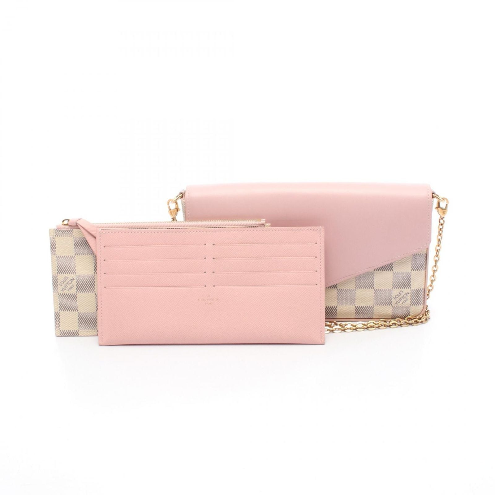Louis Vuitton Shoulder Bag Pochette Felicie Odroze Canvas Leather — view 6