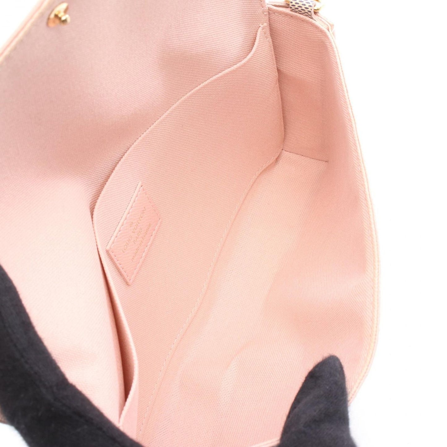 Louis Vuitton Shoulder Bag Pochette Felicie Odroze Canvas Leather — view 3