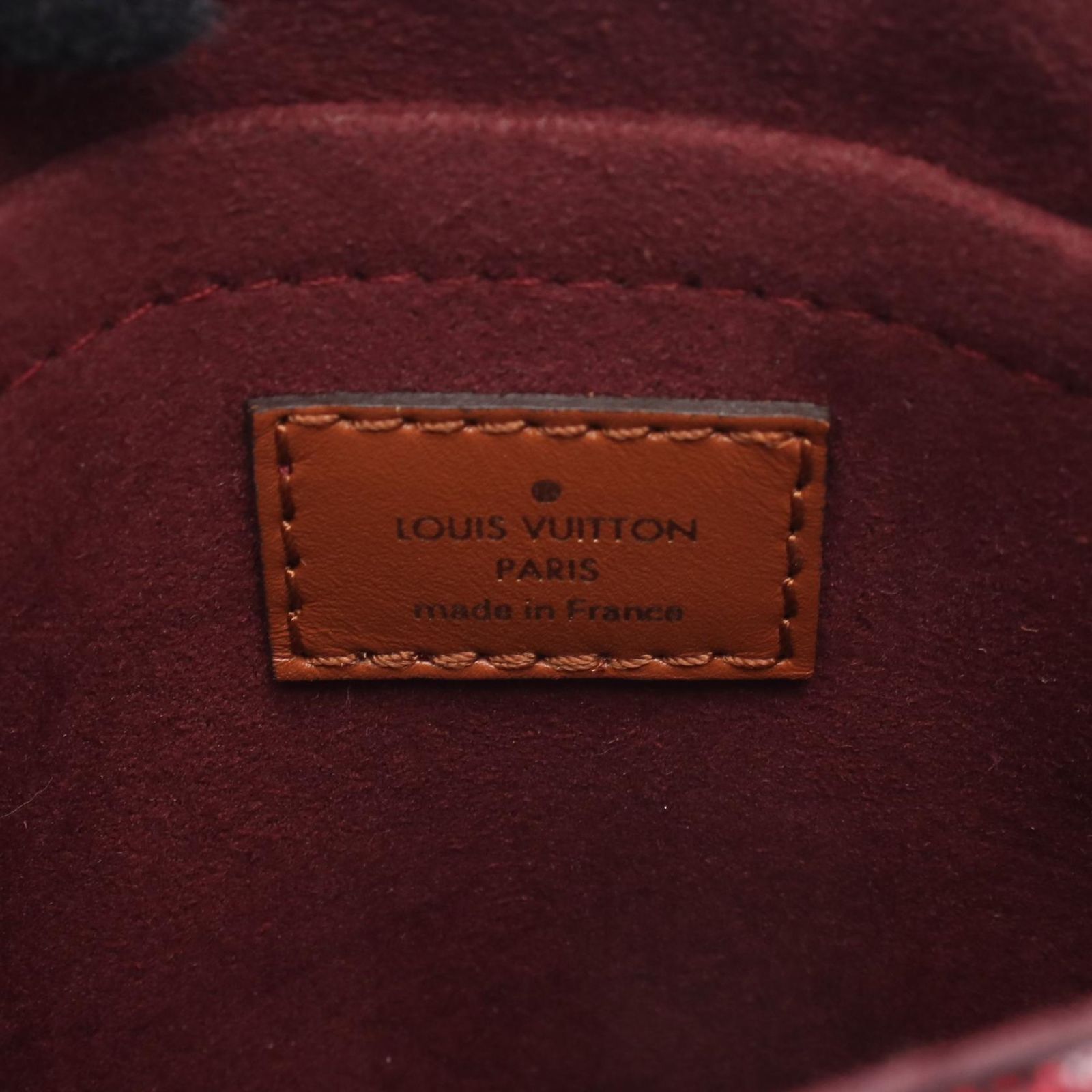 Louis Vuitton Handbag Sac Plat Monogram Jacquard Since Canvas Leather Petite — view 4