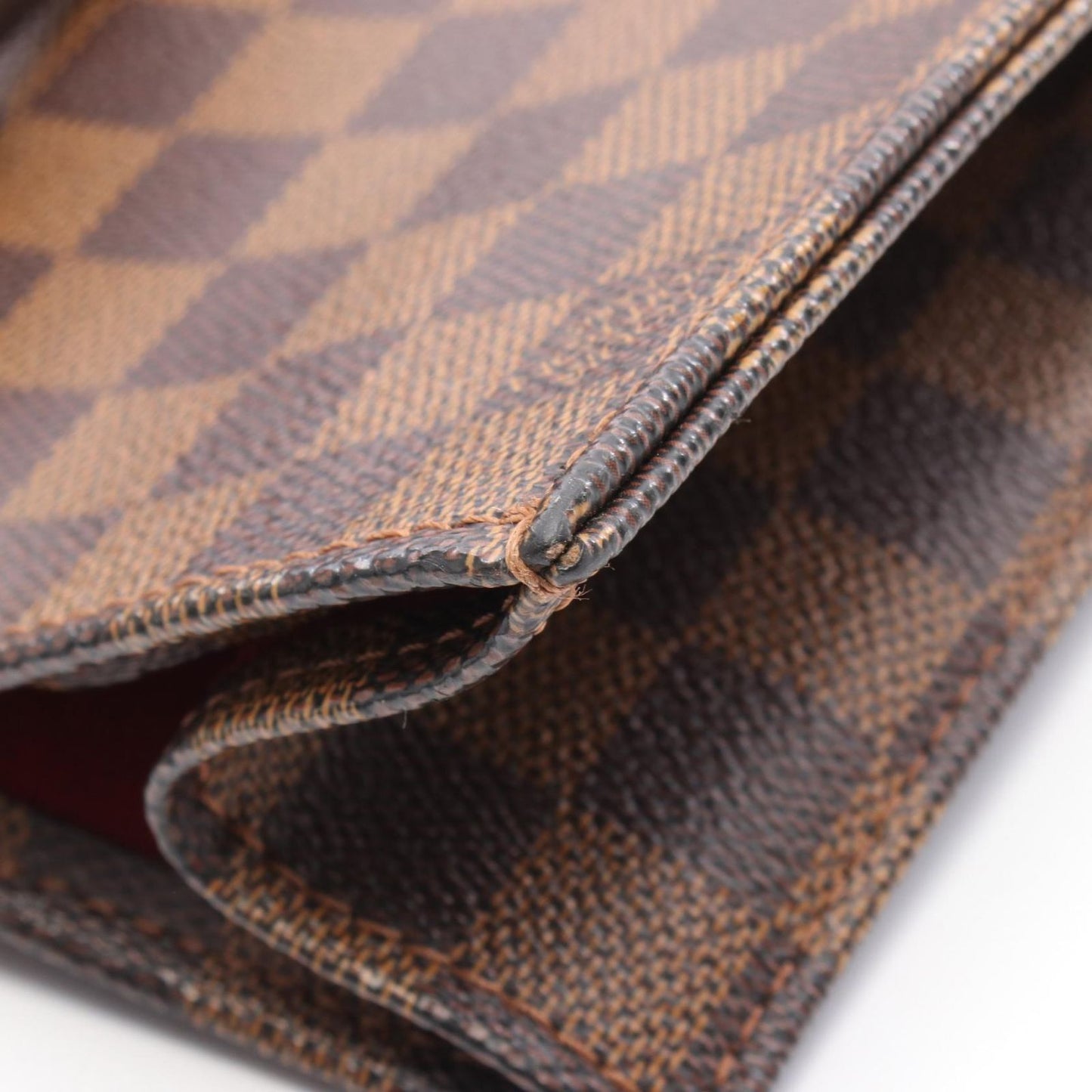 Louis Vuitton Tote Sac Plat Canvas Leather Sac Pla — view 8