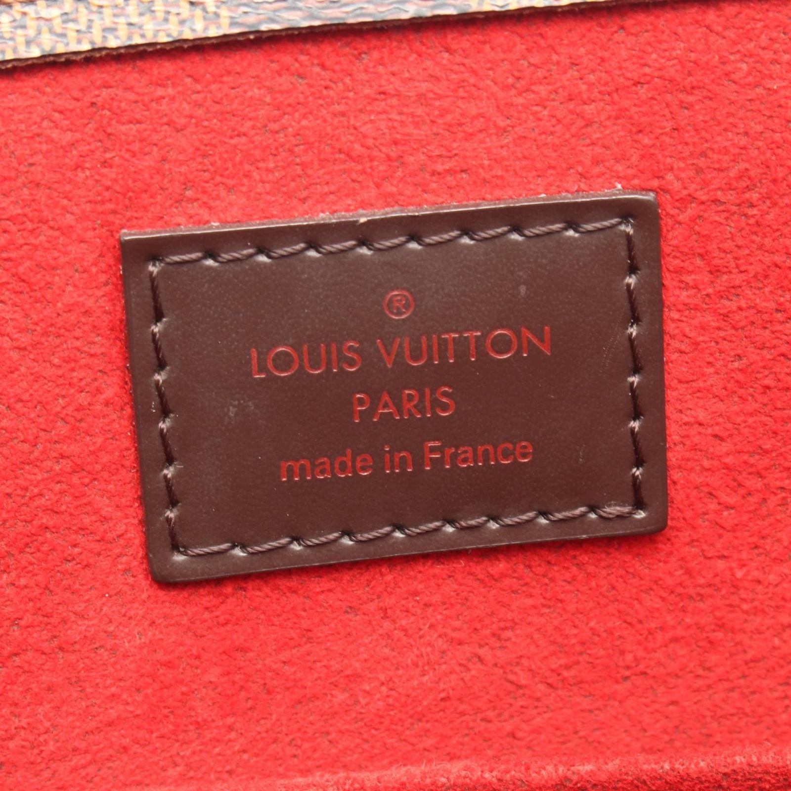 Louis Vuitton Tote Sac Plat Canvas Leather Sac Pla — view 4