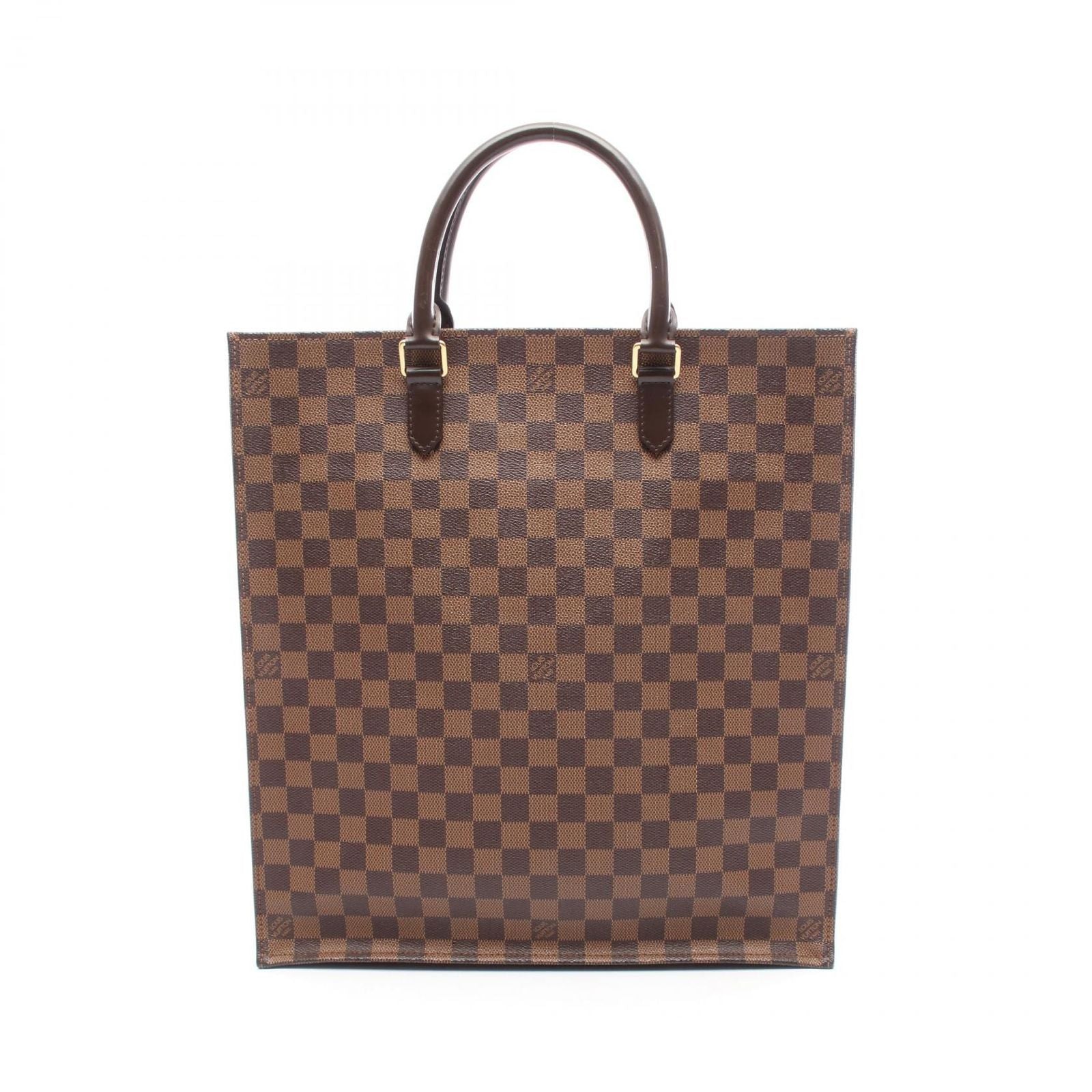 Louis Vuitton Tote Sac Plat Canvas Leather Sac Pla