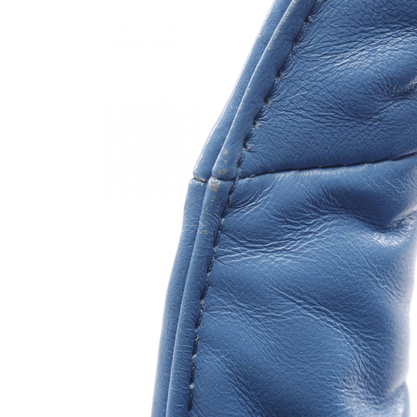 Prada Padded Blue Leather Small 2-Way Shoulder Bag — view 6