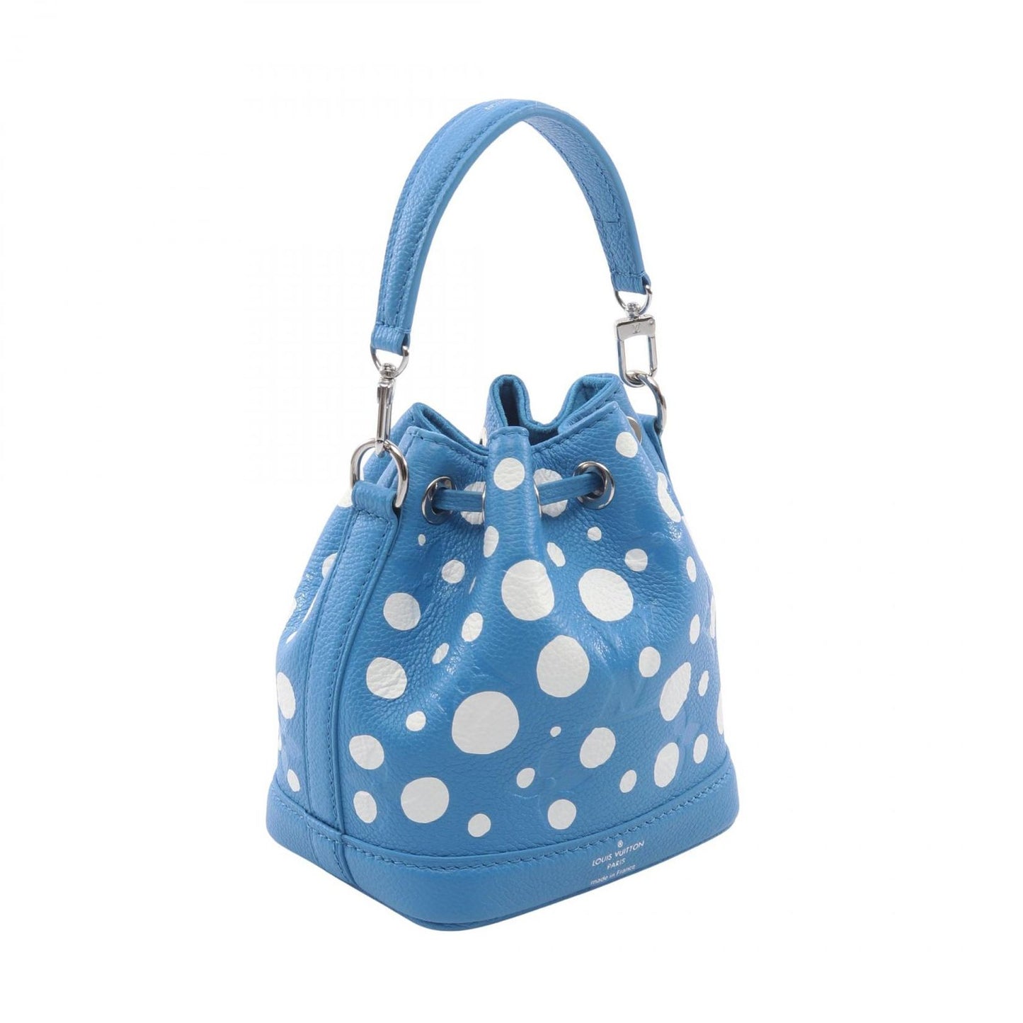 Louis Vuitton Shoulder Bag Yayoi Kusama Nano Noe Infinity Dot Blue Cles Canvas — view 2