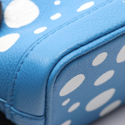 Louis Vuitton Shoulder Bag Yayoi Kusama Nano Noe Infinity Dot Blue Cles Canvas — view 6