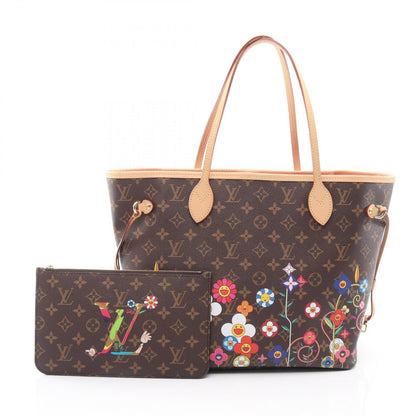 Louis Vuitton Tote LV TM Neverfull MM Monogram Canvas Leather