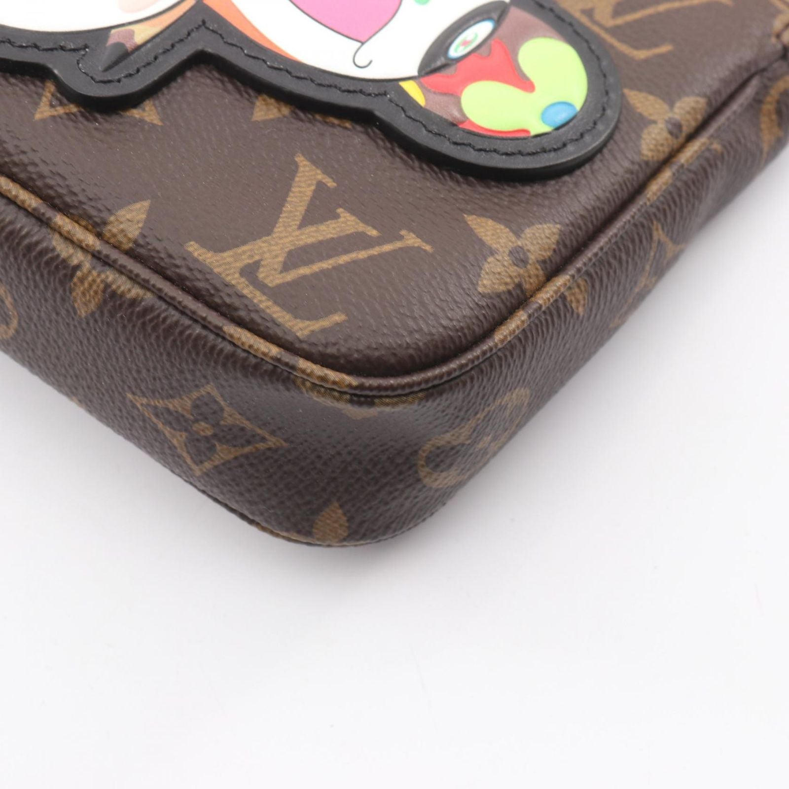 Louis Vuitton Handbag LV TM Pochette Monogram Panda Canvas Leather — view 5