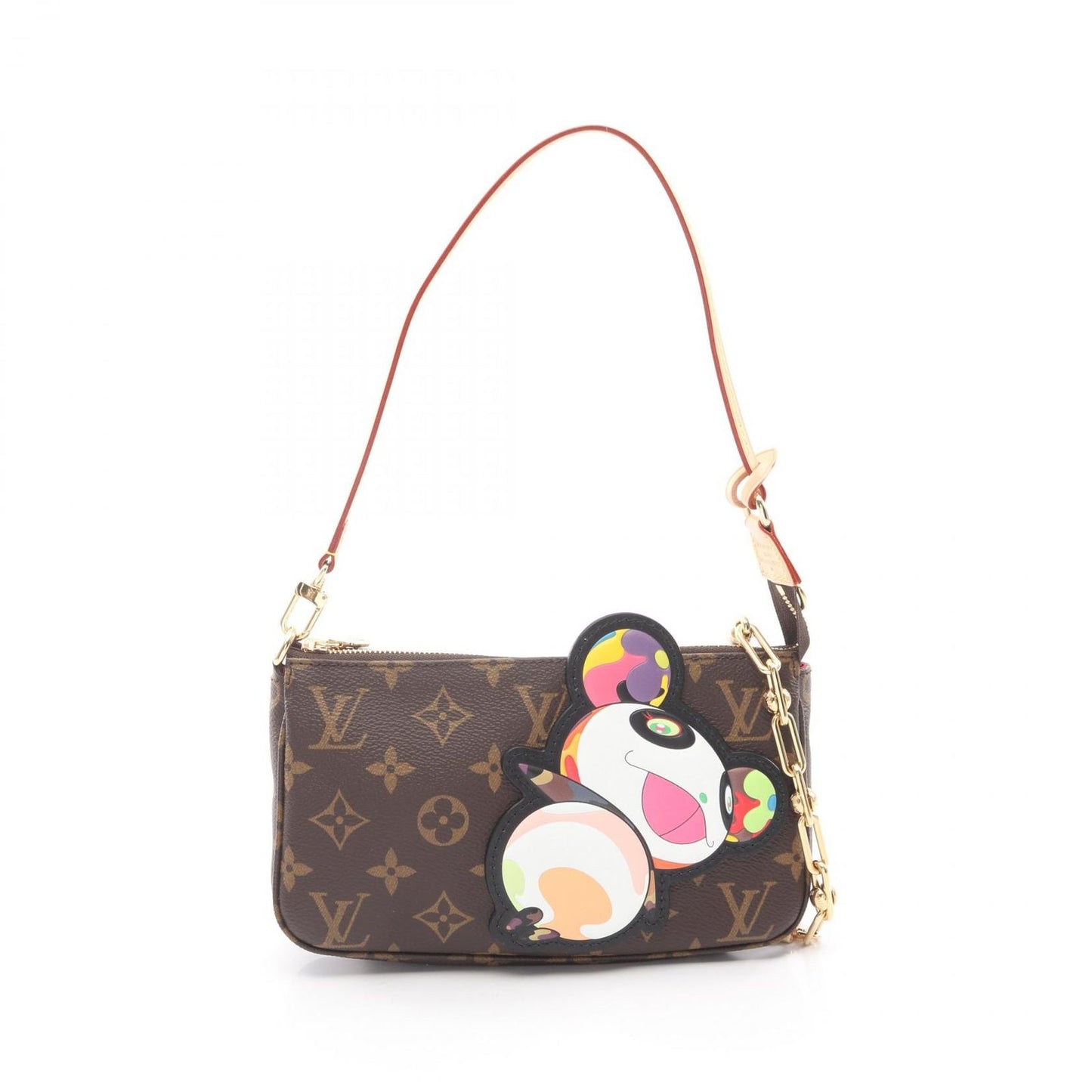 Louis Vuitton Handbag LV TM Pochette Monogram Panda Canvas Leather
