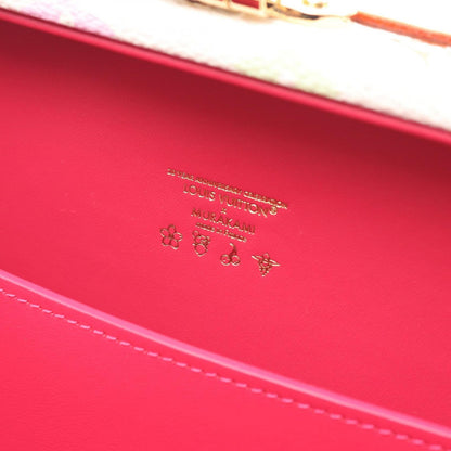 Louis Vuitton Handbag LV Tm Petite Valise Monogram Multicolor Blanc Canvas — view 4