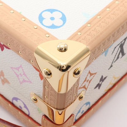 Louis Vuitton Handbag LV Tm Petite Valise Monogram Multicolor Blanc Canvas — view 6
