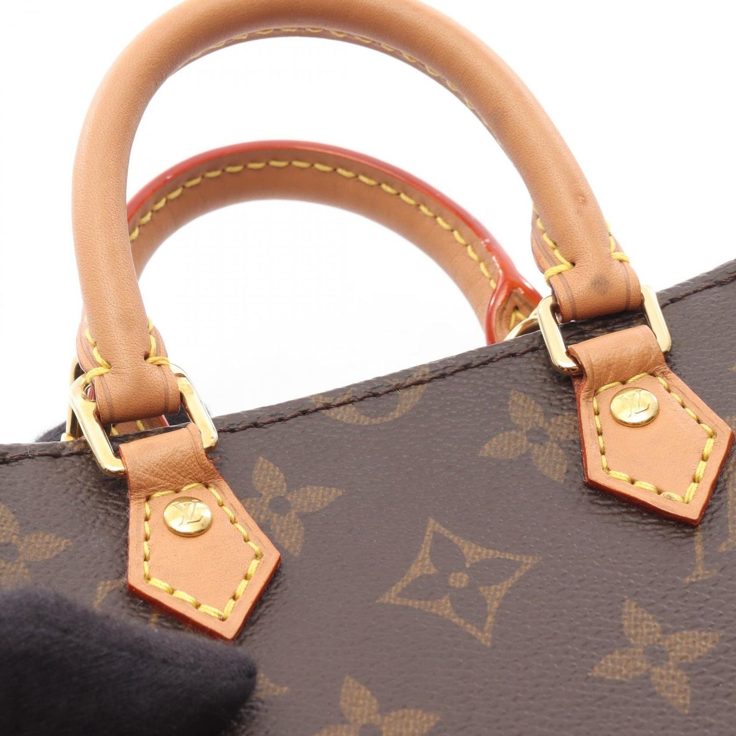 Louis Vuitton Handbag Sac Plat Canvas Leather Petite — view 6